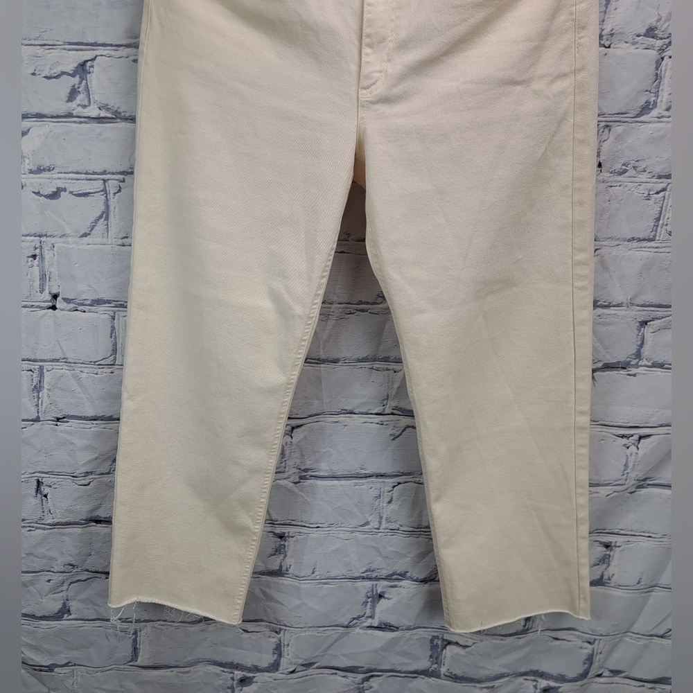 rag & bone Women's Dylan Baggy Boyfriend Jeans In Ecru Size 30 - Picture 10 of 16